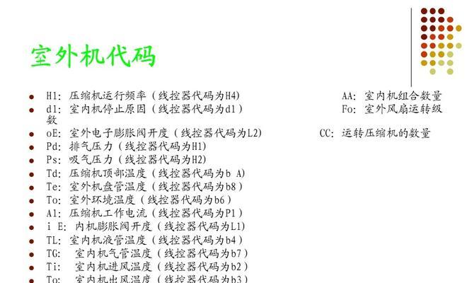 日立中央空调点检故障分析与解决方案（掌握日立中央空调点检故障）  第3张