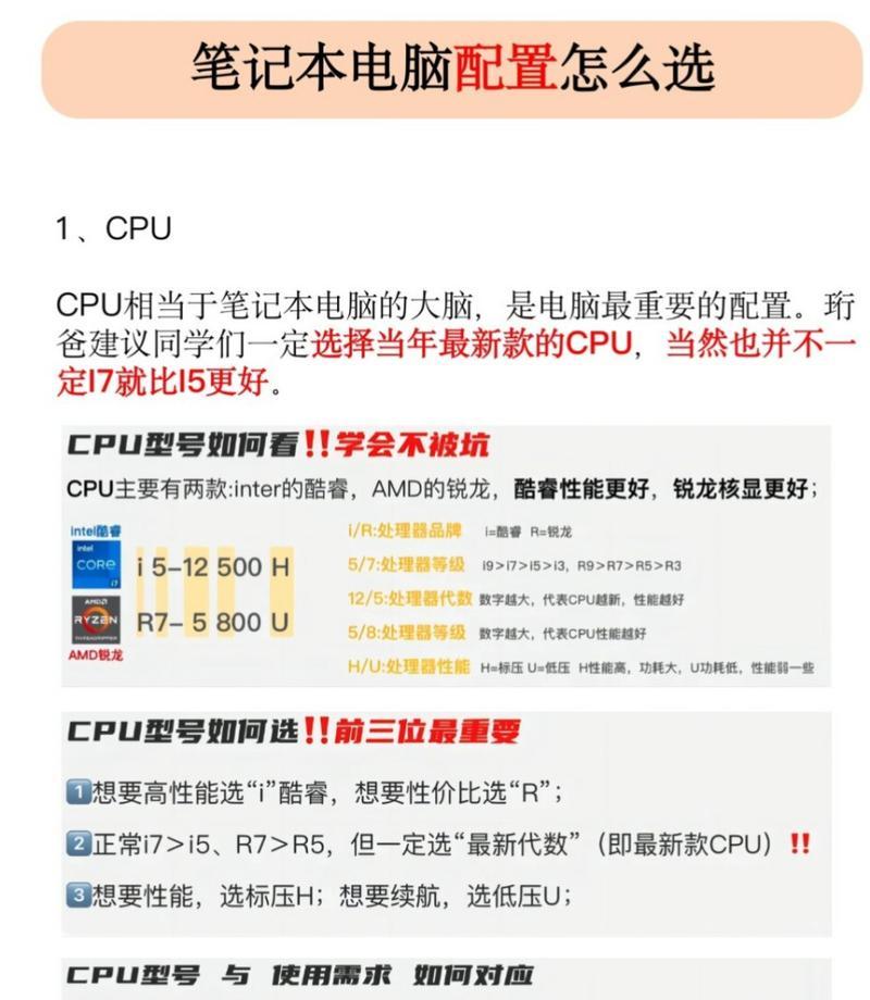 笔记本电脑配置怎么选择？如何根据需求挑选最佳配置？  第2张