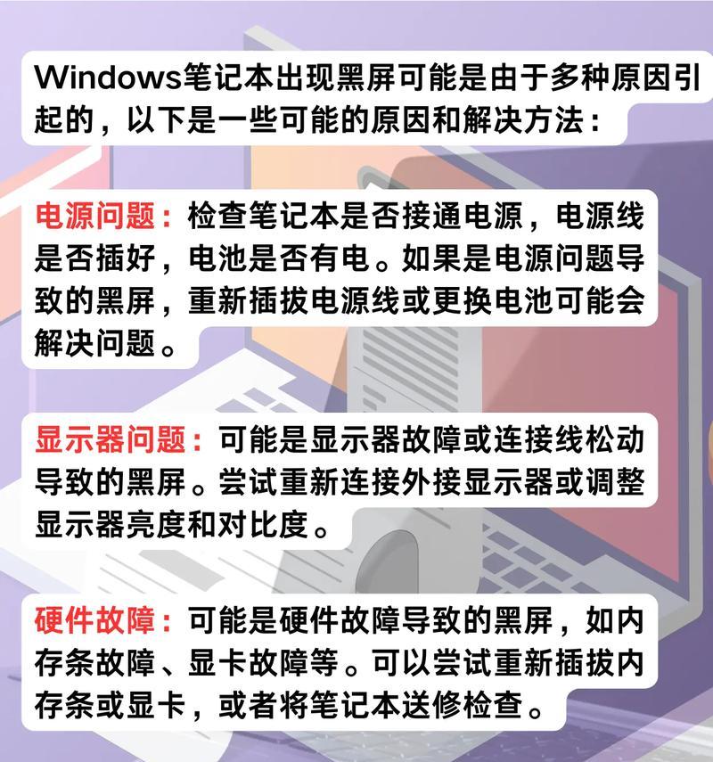 电脑一热就黑屏无信号怎么回事？如何解决电脑过热导致的问题？  第2张