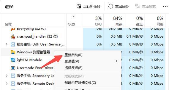 电脑重启后屏幕无图标怎么办？如何恢复桌面图标？  第1张